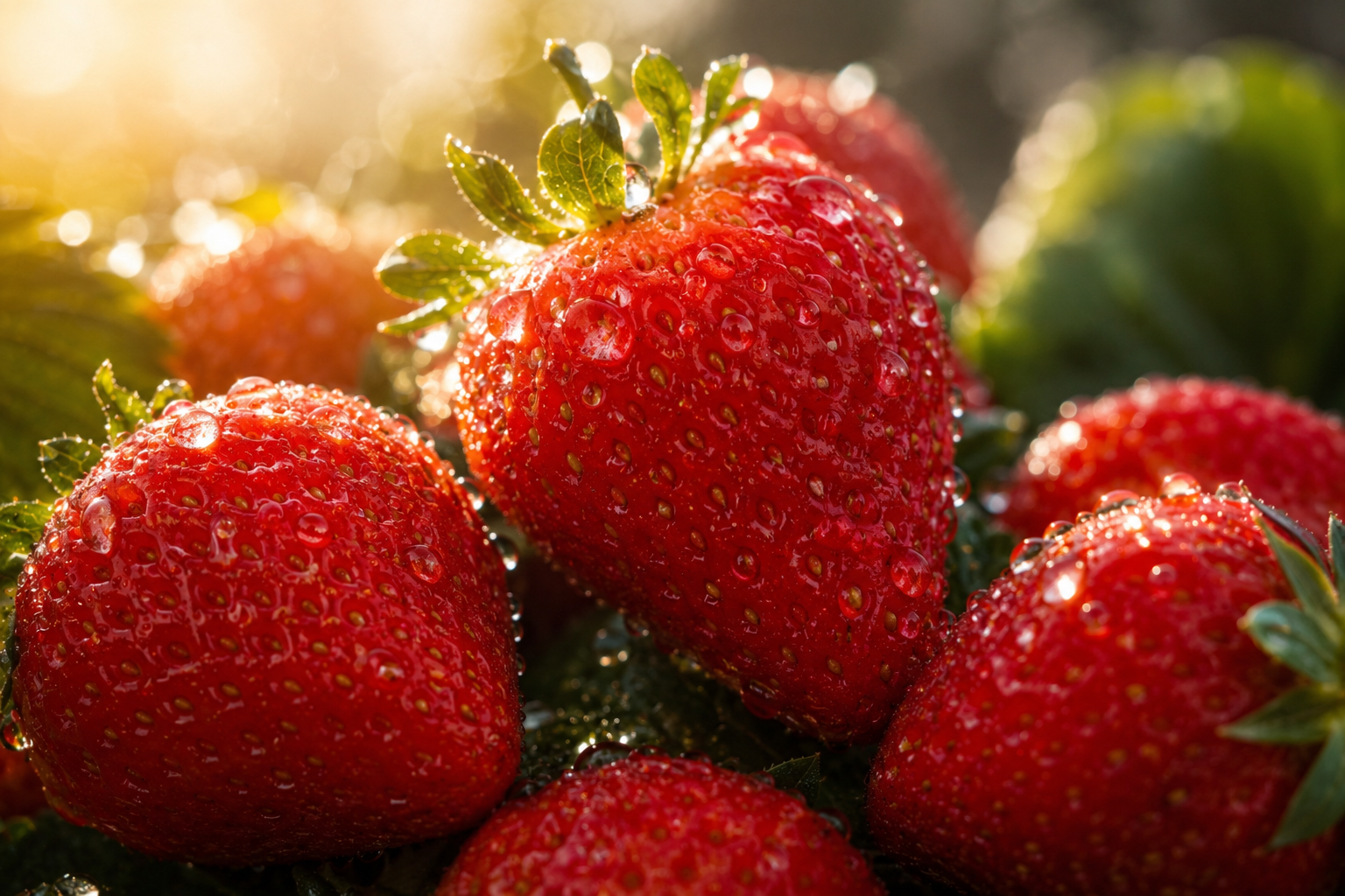Fresh strawberries for export